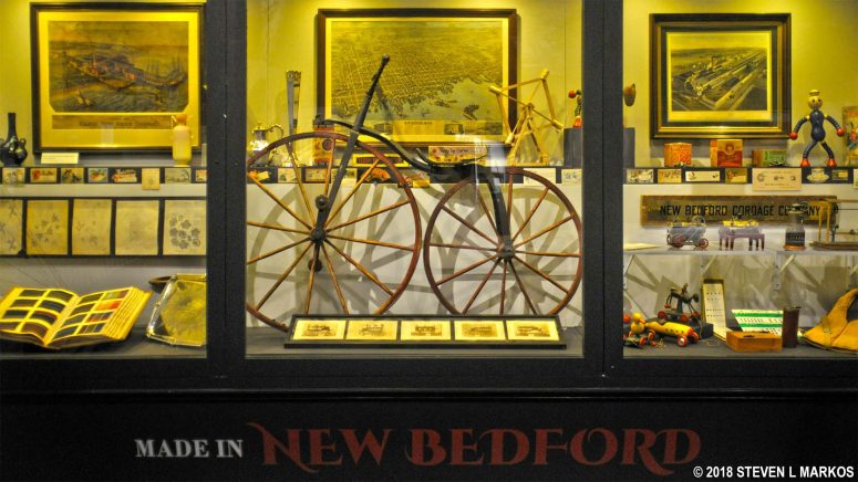 Items on display in the New Bedford Whaling Museum that were manufactured in New Bedford after the whaling industry came to an end