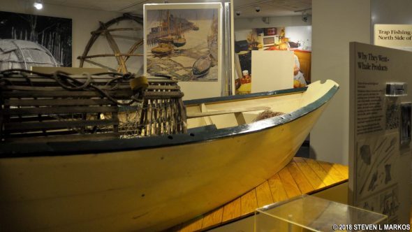 Whaling exhibit at the Salt Pond Visitor Center