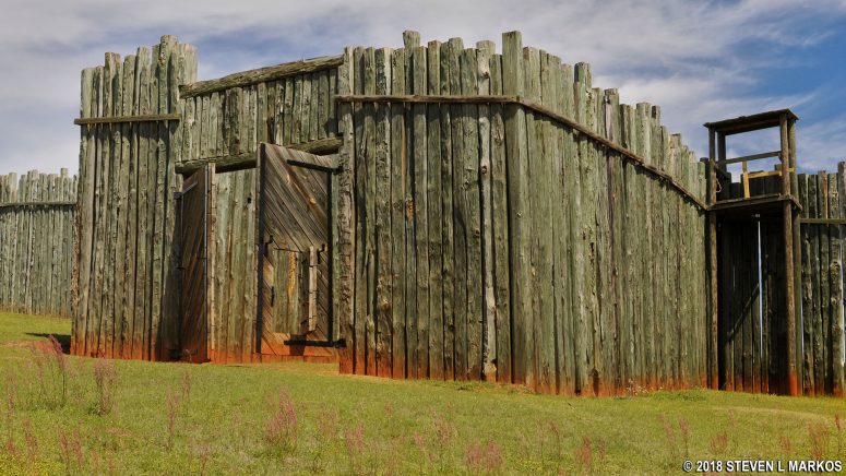 Reconstructed North Gate of Andersonville Prison, Andersonville National Historic Site
