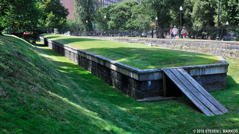 Mass grave at Boston Common’s Central Burying Ground