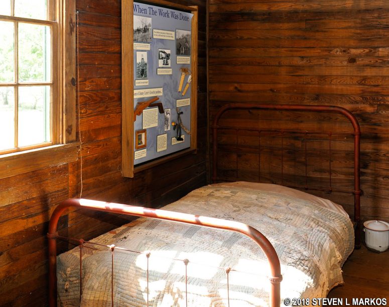 Bedroom in the Jack Clark House at the Jimmy Carter Boyhood Farm