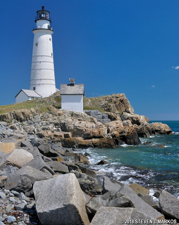Boston Light on Little Brewster Island, Boston Harbor Islands National Recreation Area