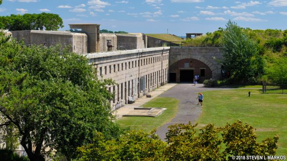 Inside Fort Warren on Georges Island, Boston Harbor Islands National Recreation Area
