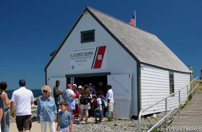 Coast Guard Boat House on Little Brewster Island, Boston Harbor Islands National Recreation Area