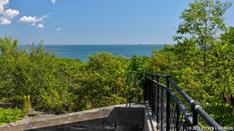 View from the top of Battery Burbeck on Lovells Island, Boston Harbor Islands National Recreation Area