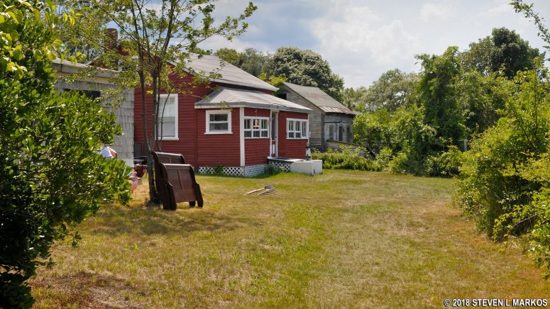 Cottages at the Middle Head section of Peddocks Island, Boston Harbor Island National Recreation Area