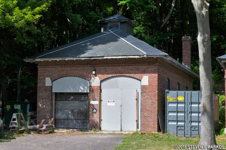 Fort Andrews Fire Station on Peddocks Island, Boston Harbor Islands National Recreation Area