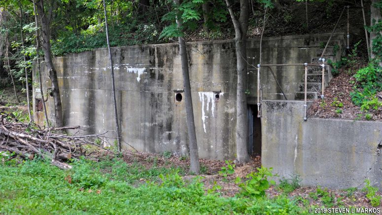 Bunker of Battery Cushing at Fort Andrews on Peddocks Island, Boston Harbor Islands National Recreation Area