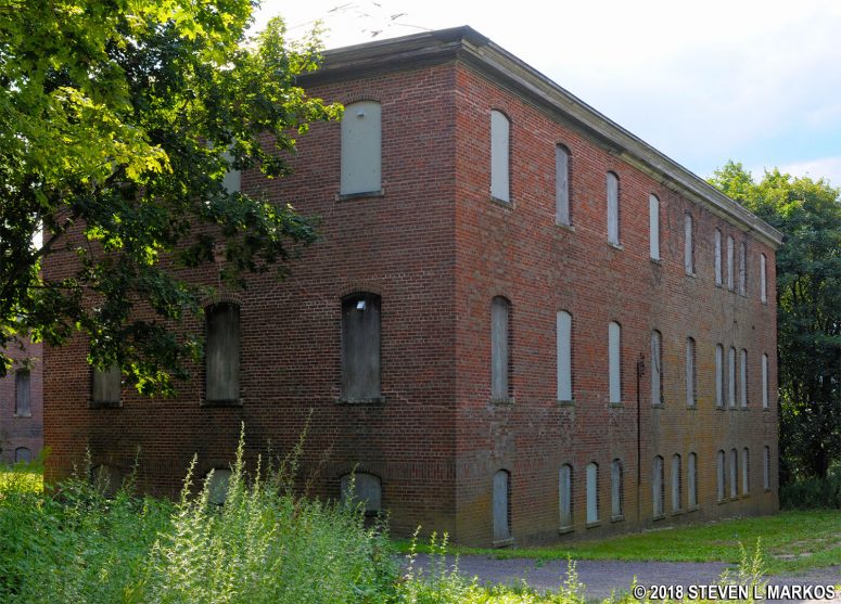 East wing of the Fort Andrews Storehouse on Peddocks Island, Boston Harbor Islands National Recreation Area