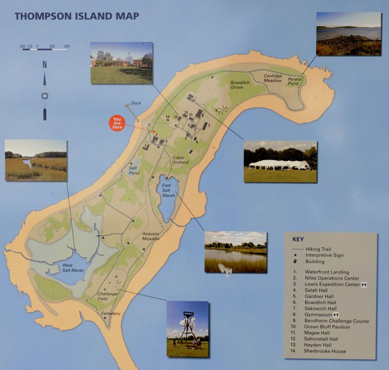 Map of Thompson Island (click to enlarge)