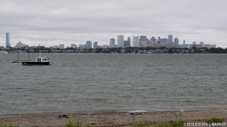 View of Boston from Cathleen Stone Island, Boston Harbor Islands National Recreation Area
