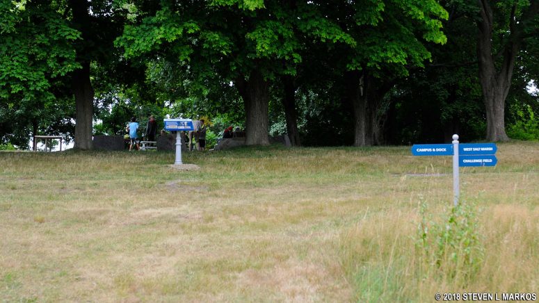 Outward Bound Family Learning Zone on Cathleen Stone Island, Boston Harbor Islands National Recreation Area
