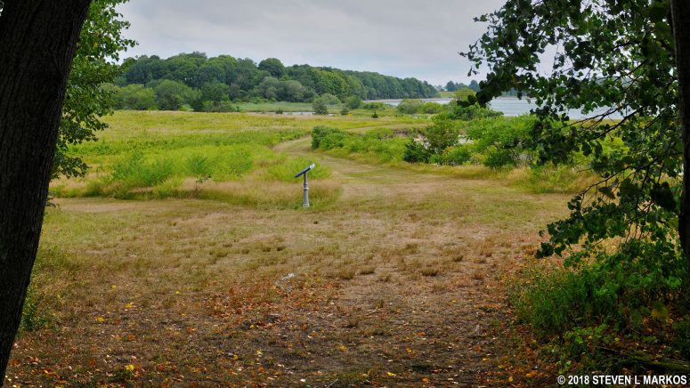 Field north of Challenge Field on Cathleen Stone Island, Boston Harbor Islands National Recreation Area