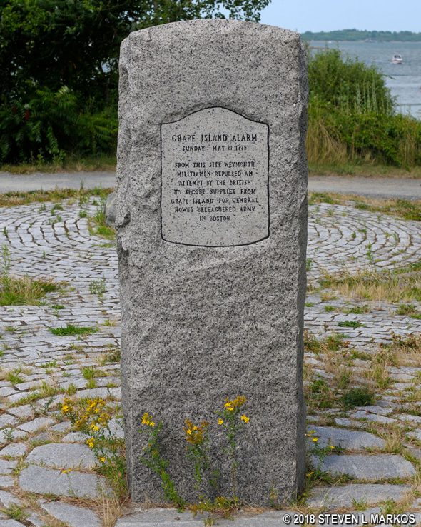 Grape Island Alarm Memorial at Web Memorial Park, Boston Harbor Islands National Recreation Area
