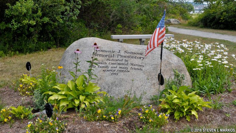 Domenic Sansone Memorial at Web Memorial Park, Boston Harbor Islands National Recreation Area