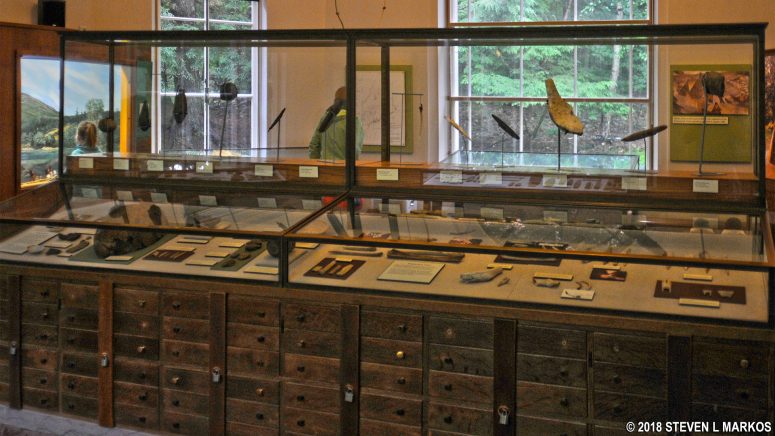 Artifact room at the Abbe Museum, Acadia National Park