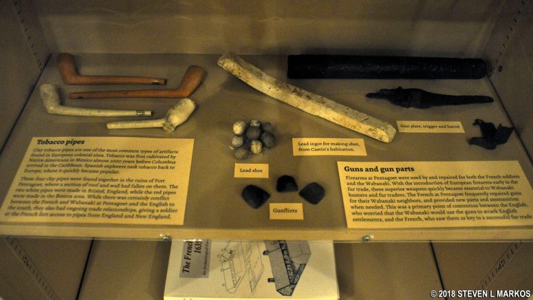 Collection of European items at the Abbe Museum, Acadia National Park