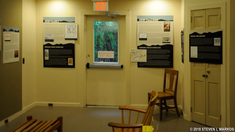 Wabanaki Indian history exhibit at the Abbe Museum, Acadia National Park