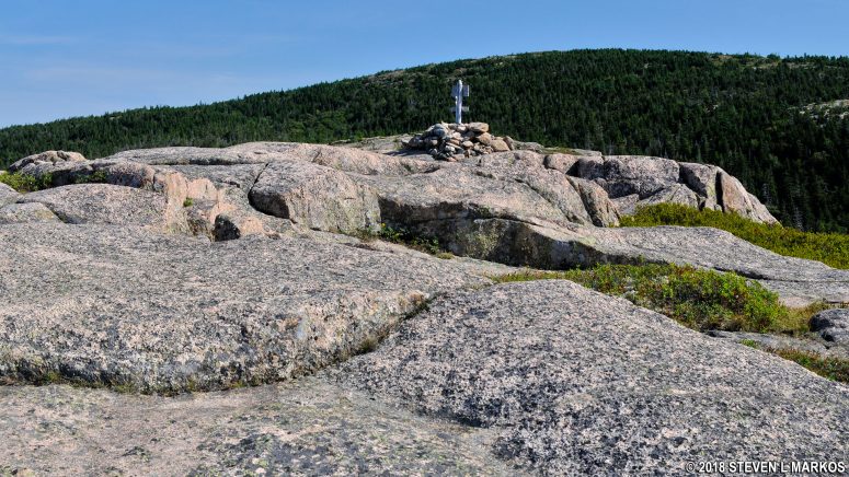 Summit of Bald Peak in Acadia National Park