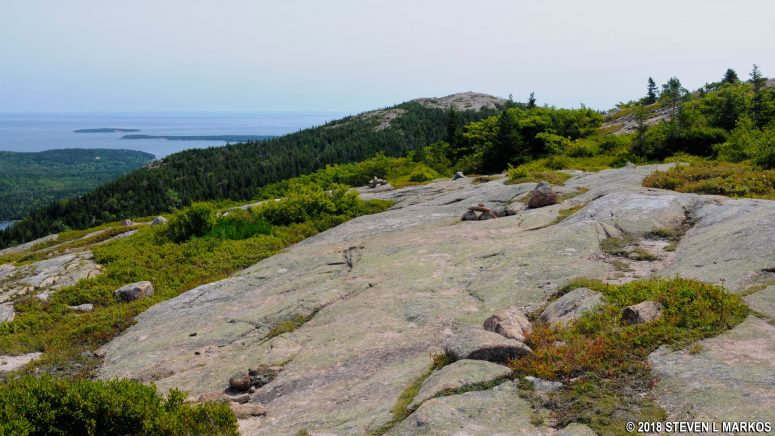 View of Penobscot Mountain from Sargent Mountain in Acadia National Park