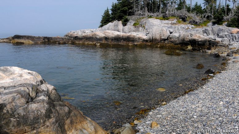Second beach on the Western Head Trail on Isle au Haut, Acadia National Park