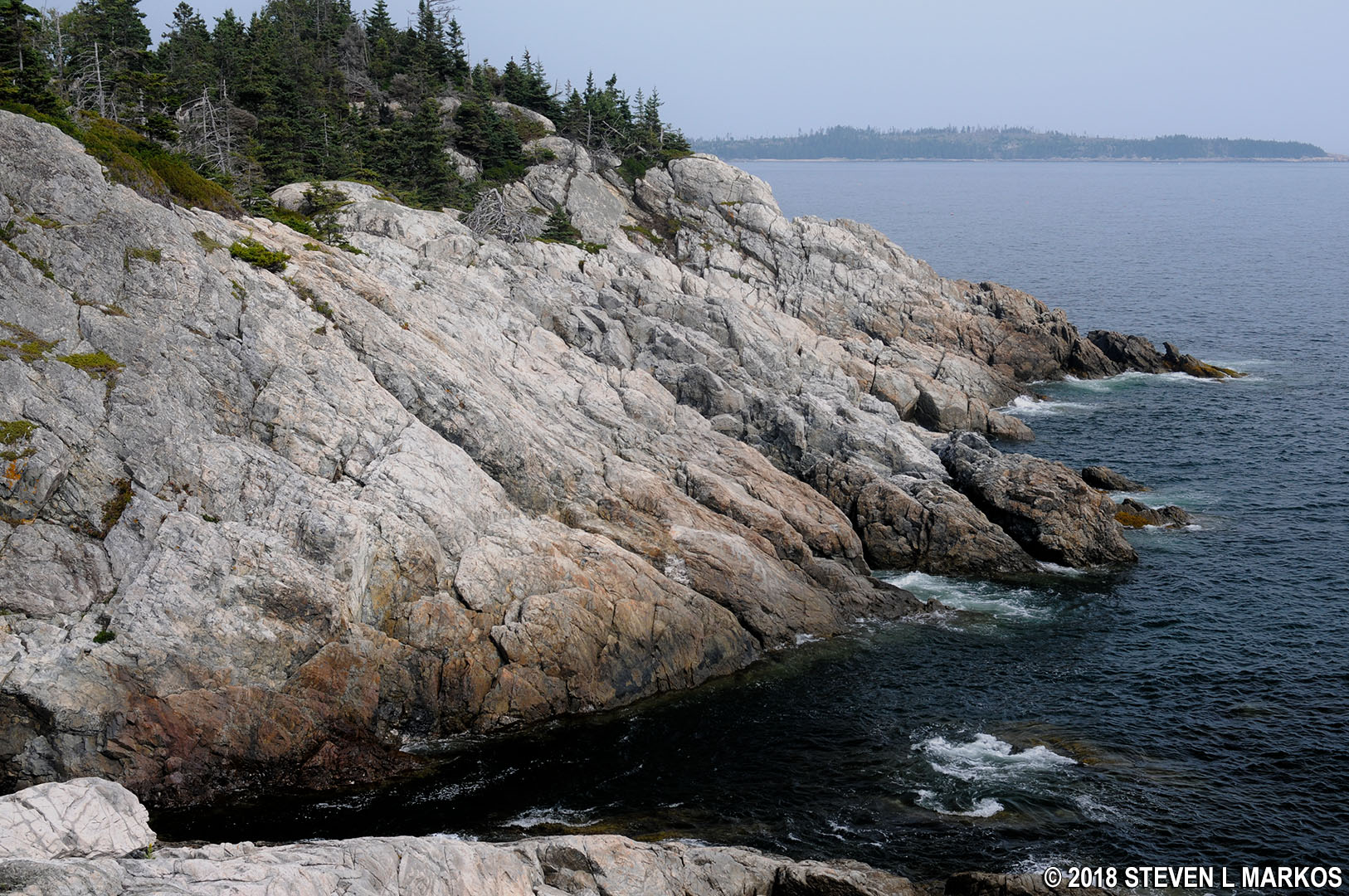 Acadia National Park coastal cliffs
