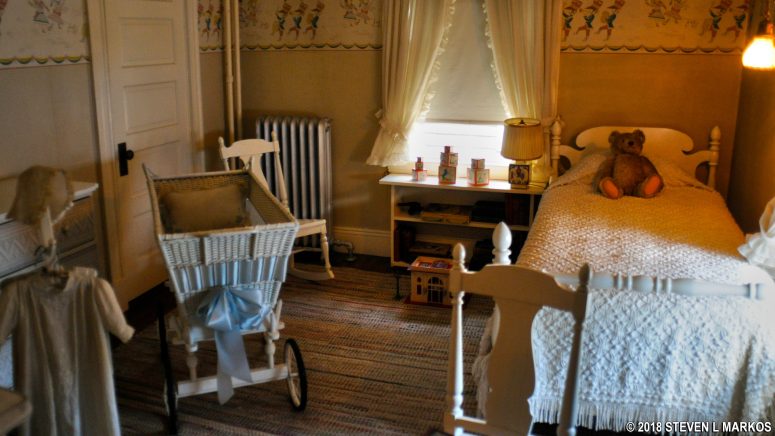 Children's room in the Kennedy's Beals Street house, John Fitzgerald Kennedy National Historic Site
