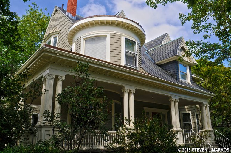 Kennedy's Abbottsford Road house in Brookline, Massachusetts