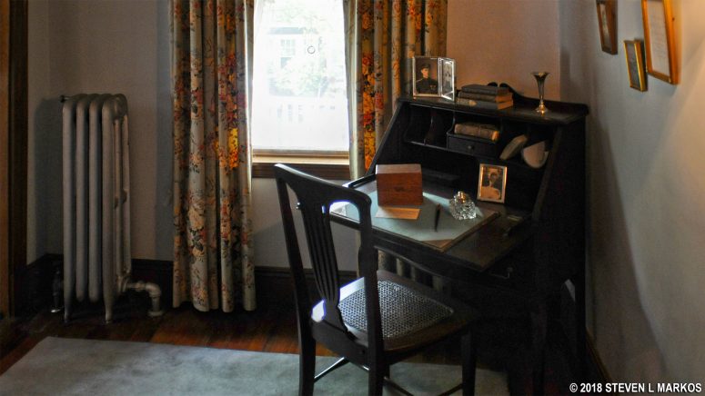 Rose Kennedy's office in the Kennedy's Beals Street house, John Fitzgerald Kennedy National Historic Site