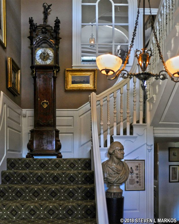 Original entrance foyer of the Longfellow House in Cambridge, Massachusetts, Longfellow House – Washington’s Headquarters National Historic Site
