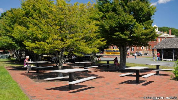 Picnic area at Salem Maritime National Historical Park