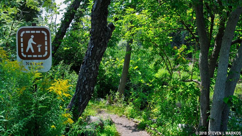 Start of the Nature Trail at Saugus Iron Works National Historic Site