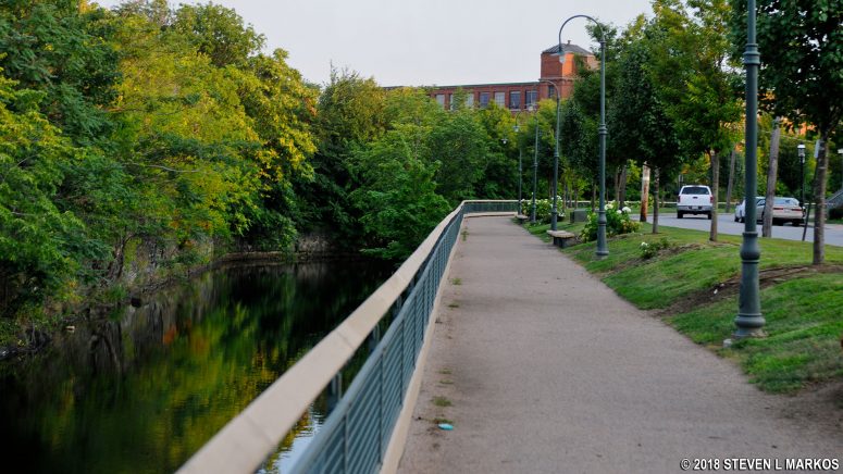 Western Canal near Dutton Street in Lowell, Massachusetts