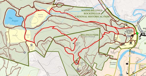 East Side Hike Map (click to enlarge)