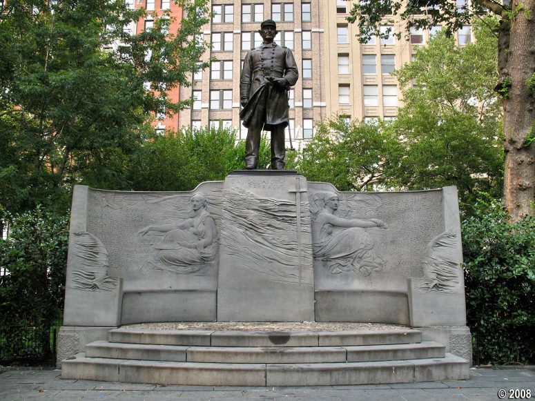 Original Farragut Memorial in Madison Square Park (photo by Mr. TinDC)