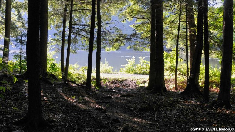 View of The Pogue from Summer Pasture Road in Marsh-Billings-Rockefeller National Historical Park