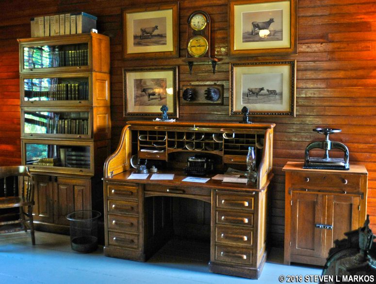 Farm Office in 1890 Farm Manager's House at the Billings Farm and Museum