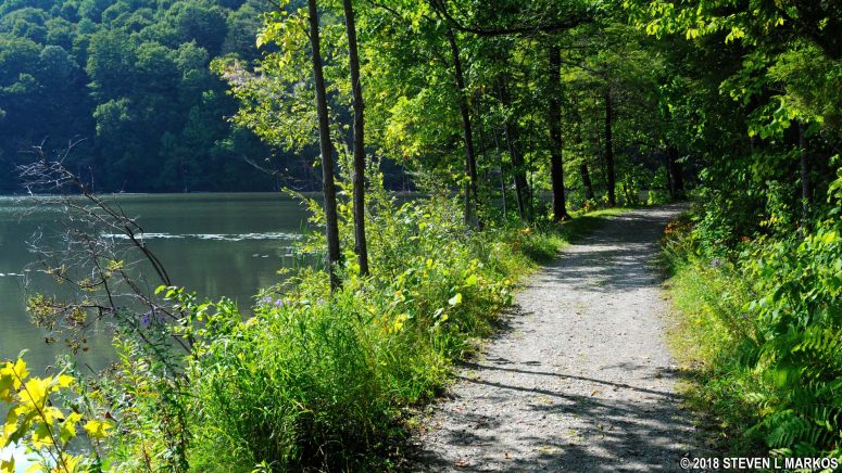 View of The Pogue along the Pogue Loop Trail in Marsh-Billings-Rockefeller National Historical Park