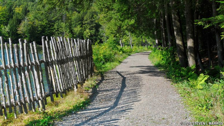 Last segment of the Pogue Loop Trail