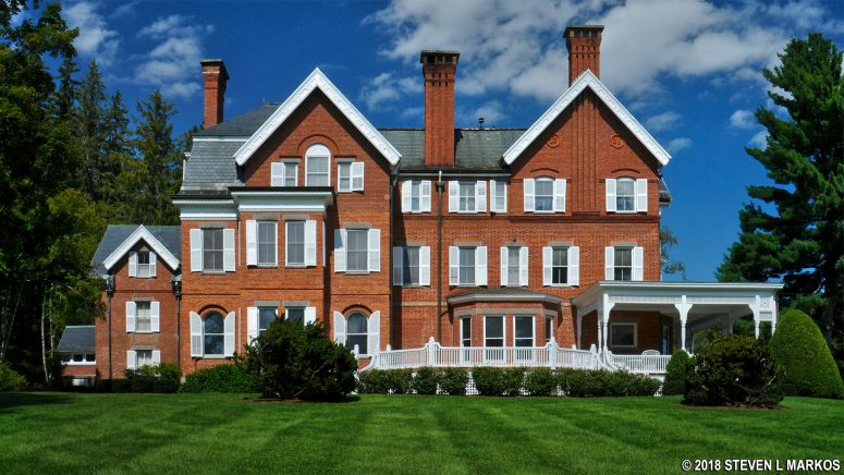 South side of the Billings Mansion, Marsh-Billings-Rockefeller National Historical Park