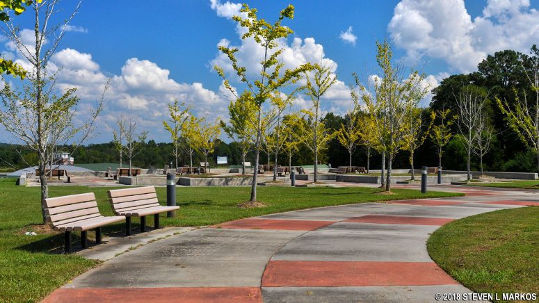Scenic Overlook plaza at Tuskegee Airmen National Historic Site