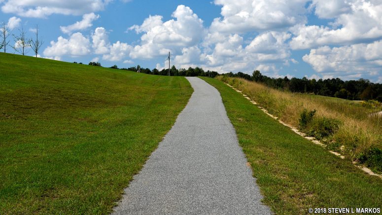 Hill you must descend to reach Moton Field at Tuskegee Airmen National Historic Site
