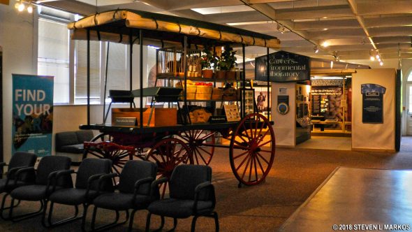 Inside the George Washington Carver Museum
