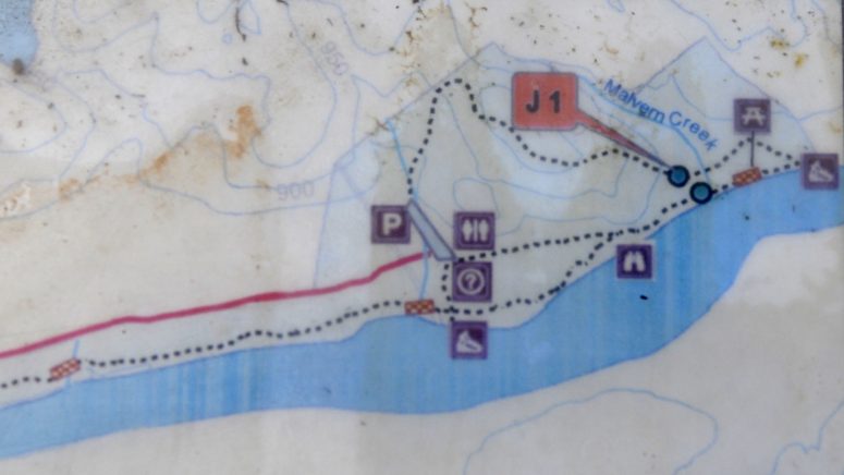Correct Jones Bridge trail map from 2013