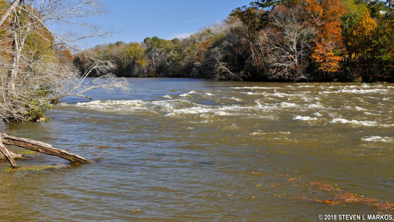 View of the Chattahoochee River from the Jones Bridge Unit of Chattahoochee River National Recreation Area