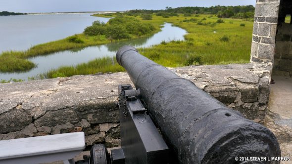 Cannon at Fort Matanzas National Monument