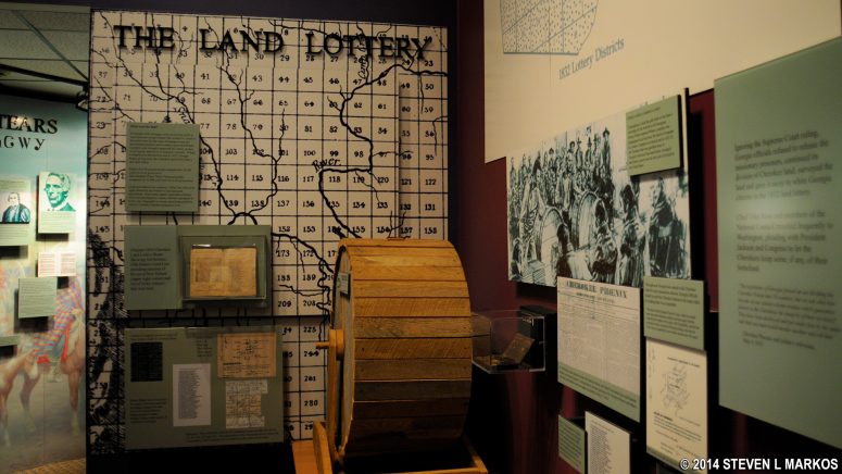 Georgia Land Lottery display