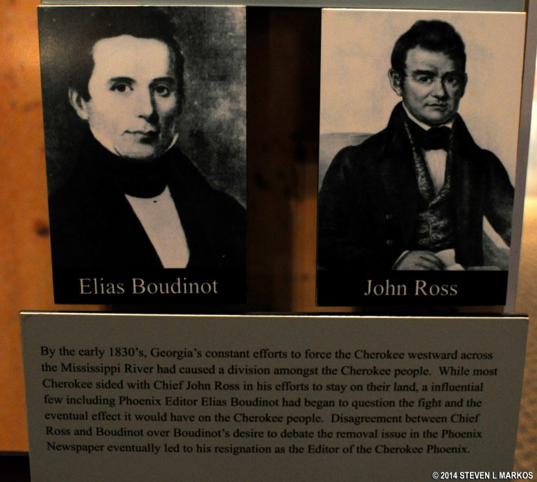 Information about Elias Boudinot and John Ross
