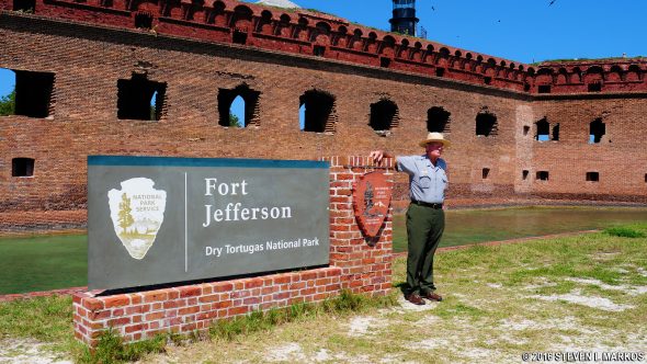 Fort Jefferson on Garden Key in Dry Tortugas National Park