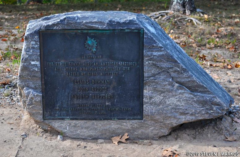 Memorial to African-American Patriots who fought at Kings Mountain